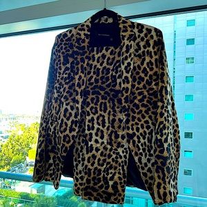 Leopard print suit